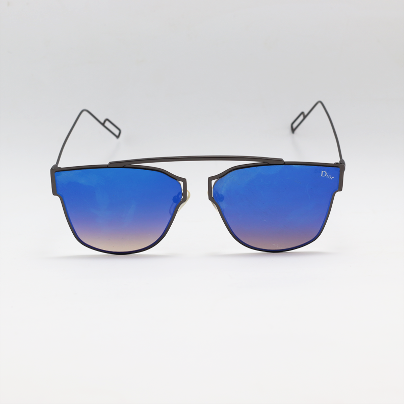 Dior - 3333 - Blue Mercury - Metal - Rectangle - Sunglasses