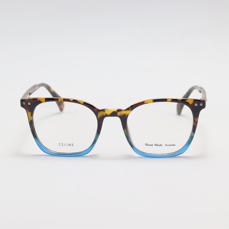 Celine - 5302 - Blue Tortoise - Acetate - Rectangle - Eyewear