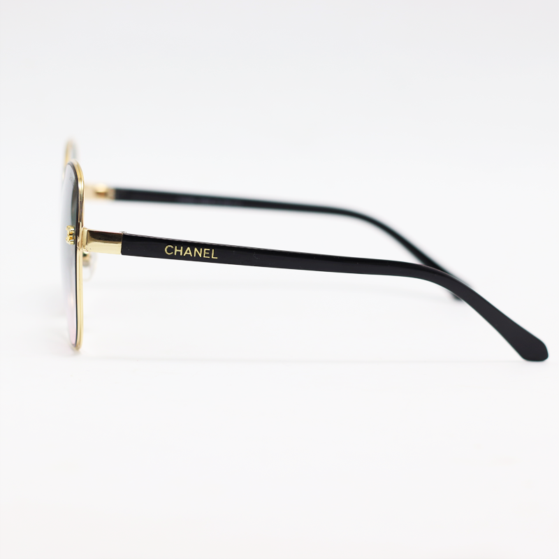 Chanel - 2922 - Golden Havana - Metal - Aviator - Sunglasses