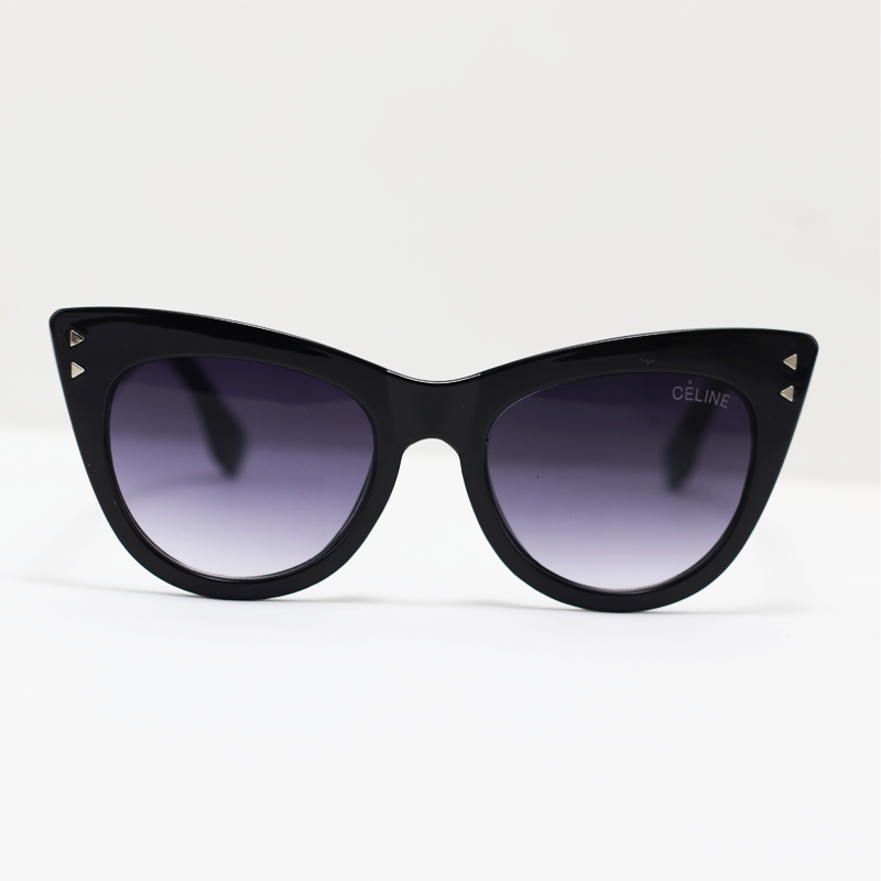 Celine - 8448 - Black - Cateye - Acetate - Sunglasses