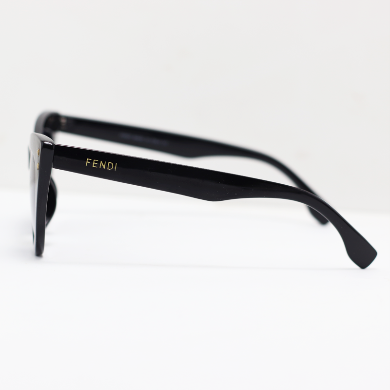 Fendi - 6822 - Black Purple - Cateye - Acetate - Sunglasses -