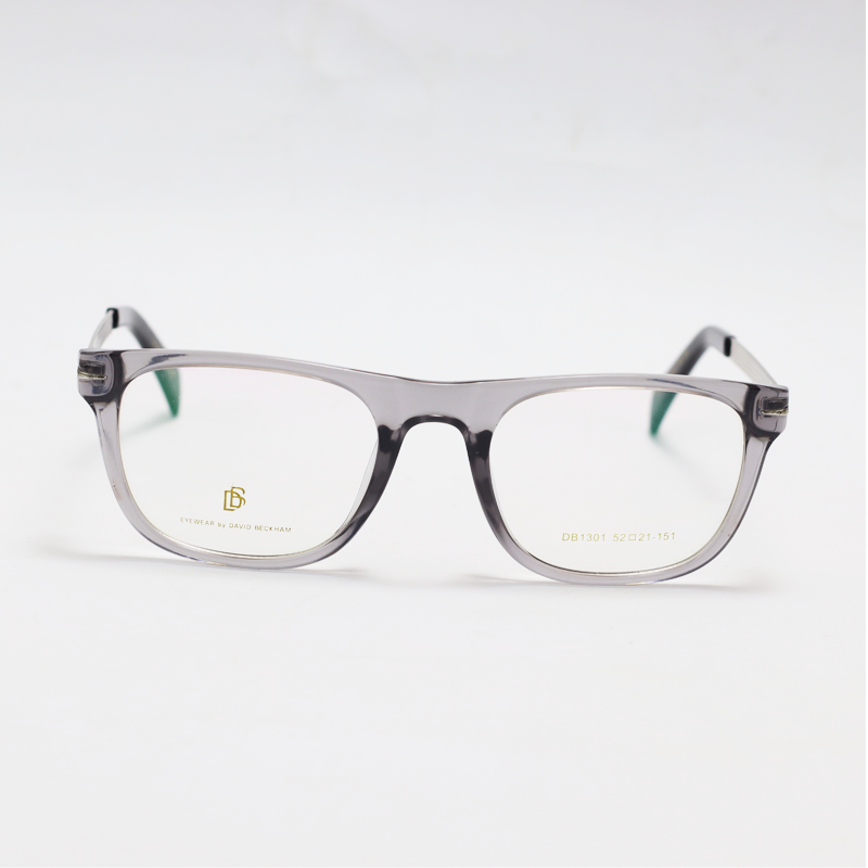 David Beckham - 1301 - Grey Translucent - Acetate - Rectangle - Eyewear