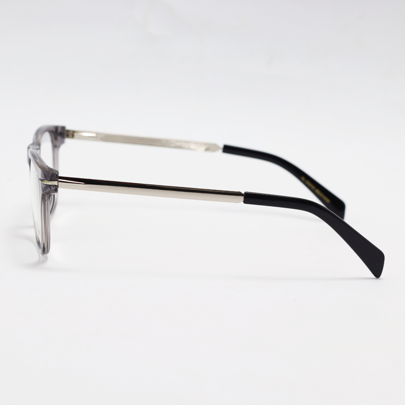 David Beckham - 1301 - Grey Translucent - Acetate - Rectangle - Eyewear