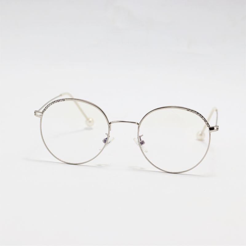Dior - 2221 - Silver - Metal - Oval -  Eyewear