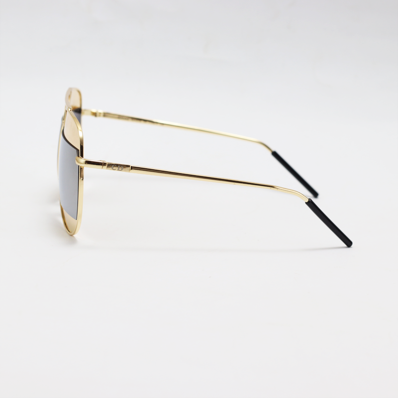 Dior - 6818 - Golden Silver Mercury - Metal - Aviator - Sunglasses