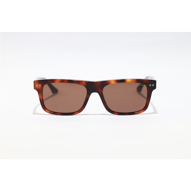 Mont Blanc - MB0289S - Tortoise Brown - Acetate - Rectangle - Sunglasses