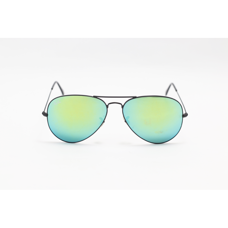 Ray B – 3025 – Black Green Mercury – Aviator – Metal – Sunglasses