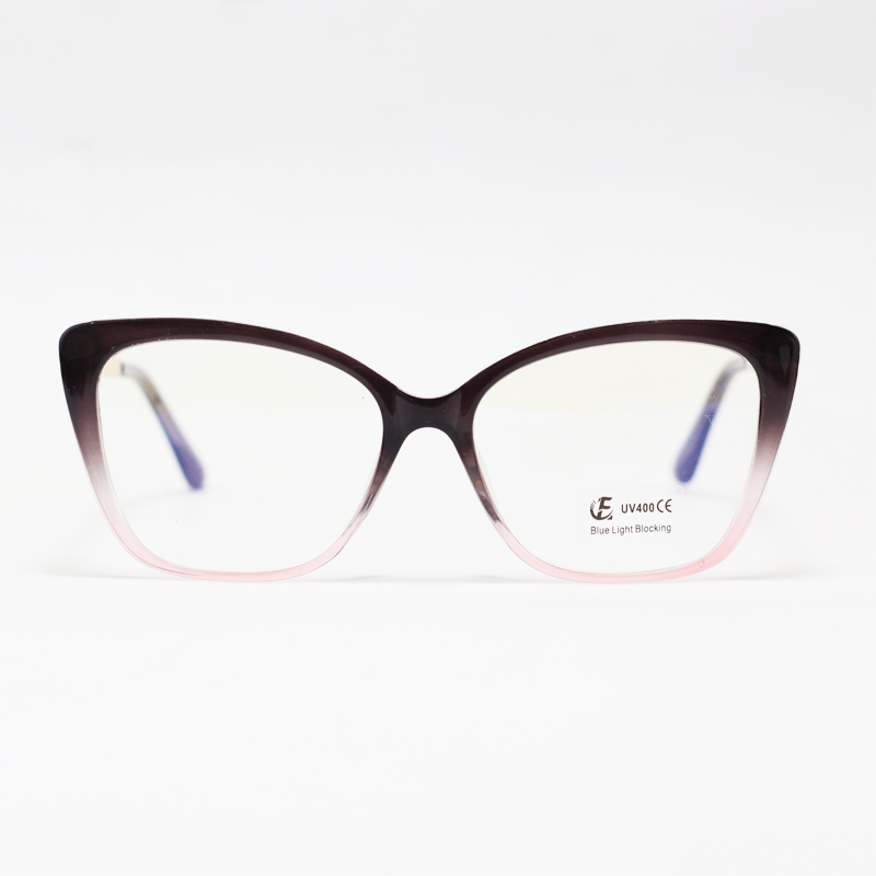 Dior - 92313 - Golden Black Pink - Acetate - Metal - Blue Cut - Cat Eye - Eyewear