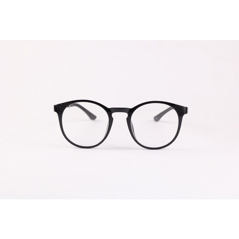 Acetate - 1644 - Black - Oval - Eyewear