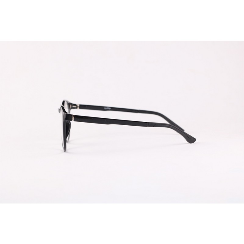 Acetate - 1644 - Black - Oval - Eyewear