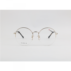 Fangshi – 176 – Golden – Half Rim – Metal – Eyewear