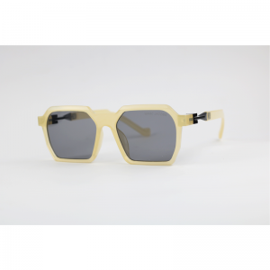 Marc Jacob - 8779 - Cream Black - Acetate - Hexagonal - Sunglasses