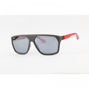 Ray B Ferrari - 4309 - Limited Edition - Grey Mercury - Rectangle - Acetate - Polarized - Sunglasses