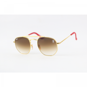 Ray B Ferrari – 3648 – Limited Edition – Golden Brown Gradient – Marshall – Metal – Leather – Double Bridge – Sunglasses