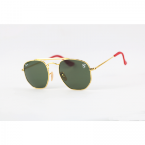 Ray B Ferrari – 3648 – Limited Edition – Golden Green – Marshall – Metal – Leather – Double Bridge – Sunglasses