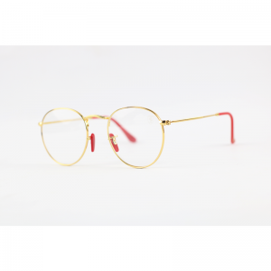 Ray B Ferrari – 3447 – Limited Edition – Golden – Metal – Round – Eyewear