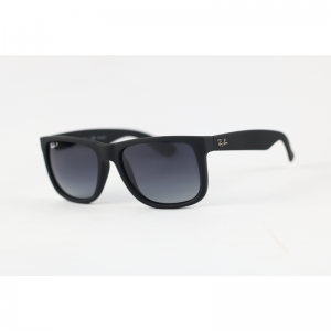 Ray B - 4165 - Justin - Matte Black Gradient - Polarized - Rectangle - Sunglasses