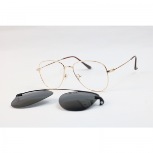 Silhouette – 1025 – Golden Black – Metal – Attachment – Polarized – Dual – Sunglasses – Eyewear