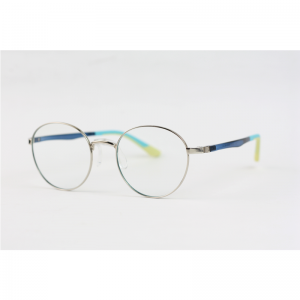 Gucci - 842 - Silver Blue - Acetate - Metal - Blue Cut - Round - Eyewear
