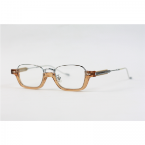 Oliver People - 22015 - Silver Brown - Acetate - Metal - Blue Cut - Rectangle - Eyewear