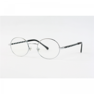 Dior - 31757 - Silver Black - Metal - Blue Cut - Oval - Eyewear