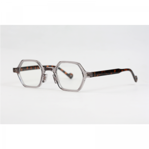 Dior - 7249 - Grey Translucent Tortoise - Acetate - Blue Cut - Hexagonal - Eyewear