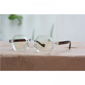 Dior - 7249 - Translucent Tortoise - Acetate - Blue Cut - Hexagonal - Eyewear