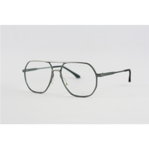 Moscot - 2327 - Grey - Aviator - Double Bridge - Blue Cut - Metal - Eyewear