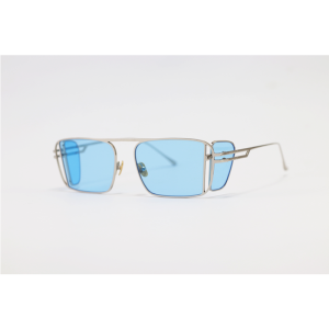 The Owner - Foundation 4 TOS111 - Silver Blue - Metal - Rectangle - Sunglasses