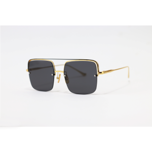 Fixative - Parfait - Golden Black - Metal - Half Rim - Square - Sunglasses