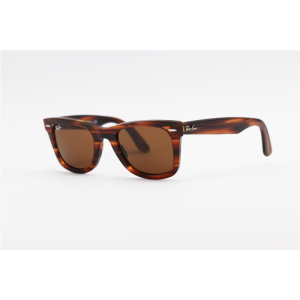 Ray B – 2140 – WAYFARER - Stripe Brown – Acetate - Rectangle – Sunglasses