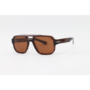 David Beckham - 1075 - Brown Horn - Acetate - Aviator - Polarized - Sunglasses