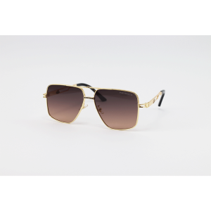 MAYBACH - 2317 - Golden Brown Gradient - Metal - Double Bridge - Rectangle - Sunglasses