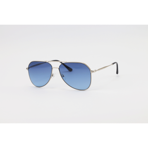 Tom Ford - 0853 - Silver Blue - Metal - Aviator - Sunglasses
