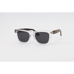 Mont Blanc - 0254 - Translucent Black - Acetate - Rectangle - Sunglasses