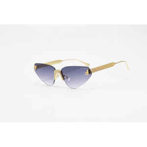 Firebird - 8076 - Golden Black Gradient - Metal - Rimless - Sunglasses