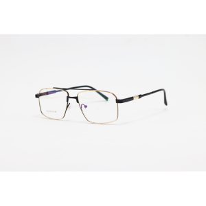 Carrera - 6322 - Golden Black - Metal - Rectangle - Double Bridge - Eyewear