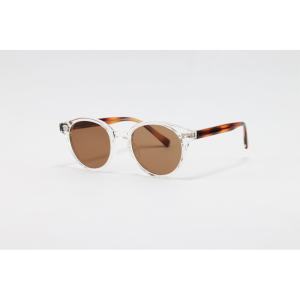 Dior - 28021 - Translucent Tortoise Brown - Acetate - Round - Sunglasses
