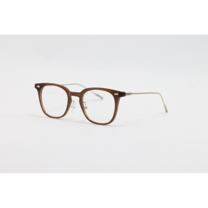 Dita - 8203 - Brown Translucent - Acetate - Metal - Blue Cut - Rectangle - Eyewear