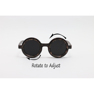 ND Varlo Light Adjustable Polarized - Camo - Black - Acetate - Round - Sunglasses