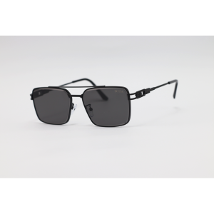 Dita - 2857 - Black - Metal - Double Bridge - Rectangle - Sunglasses