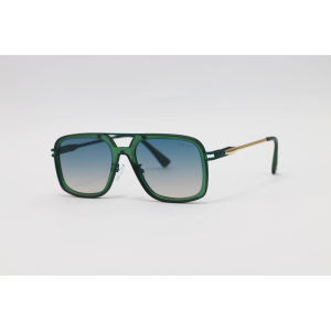 Prada - 2A831 - Green Gradient - Metal - Double Bridge - Aviator - Sunglasses