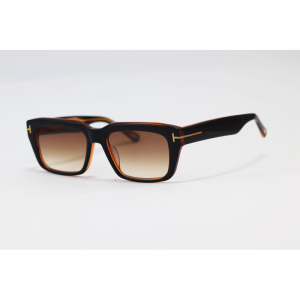 Tom Ford - 1199 - Brown Gradient - Acetate - Rectangle - Sunglasses