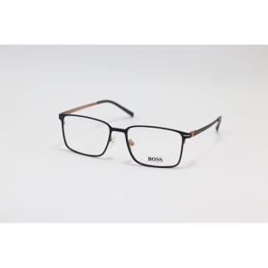 Hugo Boss - 57138 - Black Brown - Metal - Rectangle - Eyewear
