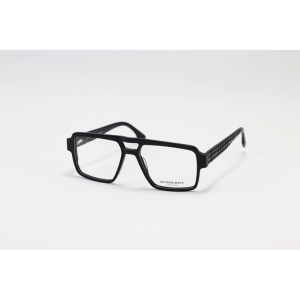 Burberry - W53050 - Black - Acetate - Double Bridge - Rectangle - Eyewear