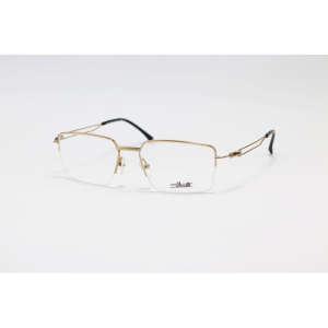 Silhouette - 10777 - Golden - Metal - Half Rim - Rectangle - Eyewear