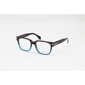 Tom Ford - 56303 - Brown Blue - Acetate - Rectangle - Eyewear