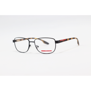 Prada - VPS01WB - Matte Black Tortoise - Acetate - Metal - Rectangle - Eyewear