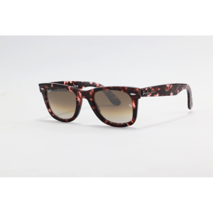 Ray B – 2140 – WAYFARER - Red Stone Brown Gradient – Acetate - Rectangle – Sunglasses