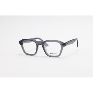 Mont Blanc - MB03848S - Grey Translucent - Acetate - Square - Eyewear